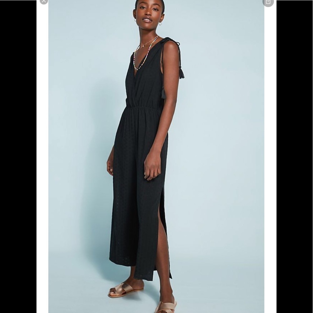 Anthropologie Allihop Palazzo Cropped jumpsuit S